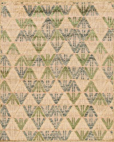 Northern Lights Wool & Silk Fjord,  Green Multi